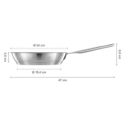 All Steel Bratpfanne 24 cm^FISKARS Hot