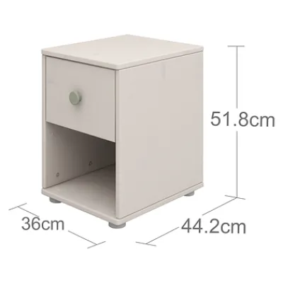 Classic Kommode mit 1 Schublade grau/grün^FLEXA Best