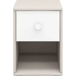 Classic Kommode mit 1 Schublade grau/Lack weiß/weiß^FLEXA Clearance