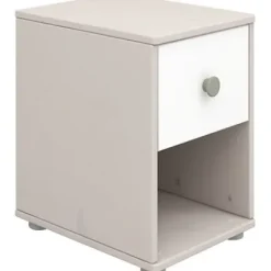 Classic Kommode mit 1 Schublade grau/Lack weiß/grün^FLEXA New