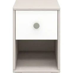 Classic Kommode mit 1 Schublade grau/Lack weiß/grün^FLEXA New