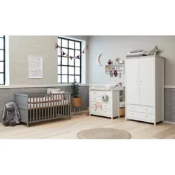 Luna Babybett 140x70cm mit glatter Füllung^FLEXA Best