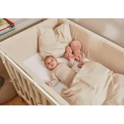 Nova Baby-Matratze 60x120cm Creme weiß^FLEXA