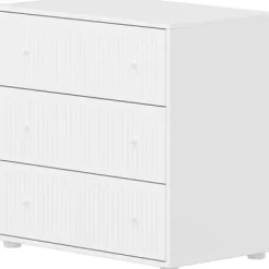 Saga Kommode mit 3 Schubladen mit Rillen^FLEXA New