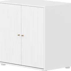 Saga Kommode mit 2 Türen mit Rillen^FLEXA Clearance