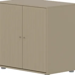 Saga Kommode mit 2 Türen mit Rillen^FLEXA Clearance