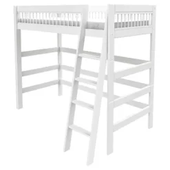 Lifetime Hochbett Breeze mit Deluxe Lattenrost lackiert schräge Leiter^Lifetime Kidsrooms Hot
