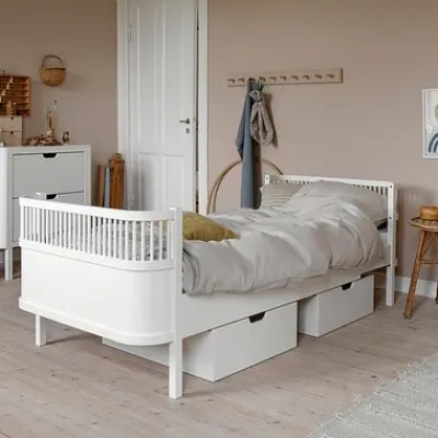 Bett Junior & Grow classic weiß^Sebra Hot