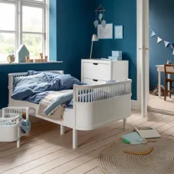Bett Junior & Grow classic weiß^Sebra Hot