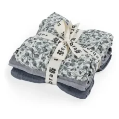 Spucktücher 3er Set blue olive/forest lake blue^Sebra Discount