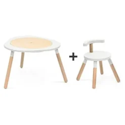 MuTable™ V2 Tisch mit Stuhl White^Stokke®