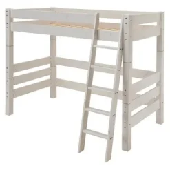 Hochbett 90 x 200 cm Kiefer lasiert 1072-30^Tobykids New